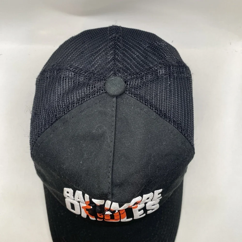 Baltimore Orioles Hat Youth‎ New Era Black Snapback Trucker Cleaned VGC SEE PICS